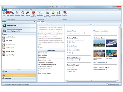 Imagen  Sistema SCADA IGSS de Schneider para automatización de procesos y supervisión de plantas